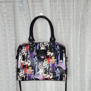 Loungefly Disney Villains Pebble Cross Body Barrel Bag